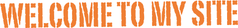 Welcome to my site